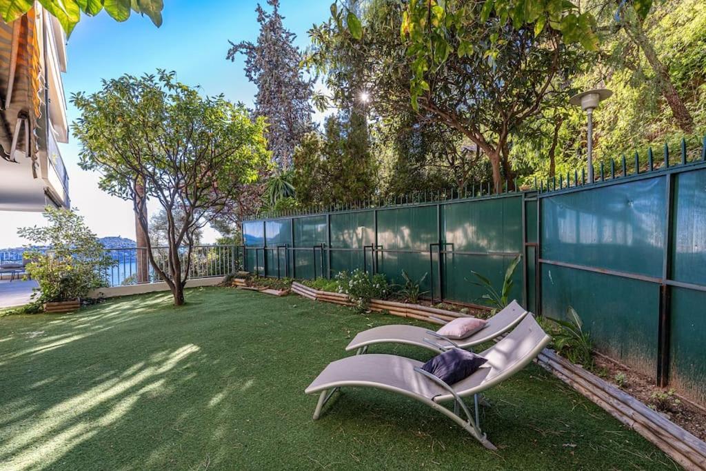Villefranche Sur Mer:Appartement-Villa, Vue Mer, Jardin, Parking. Bagian luar foto