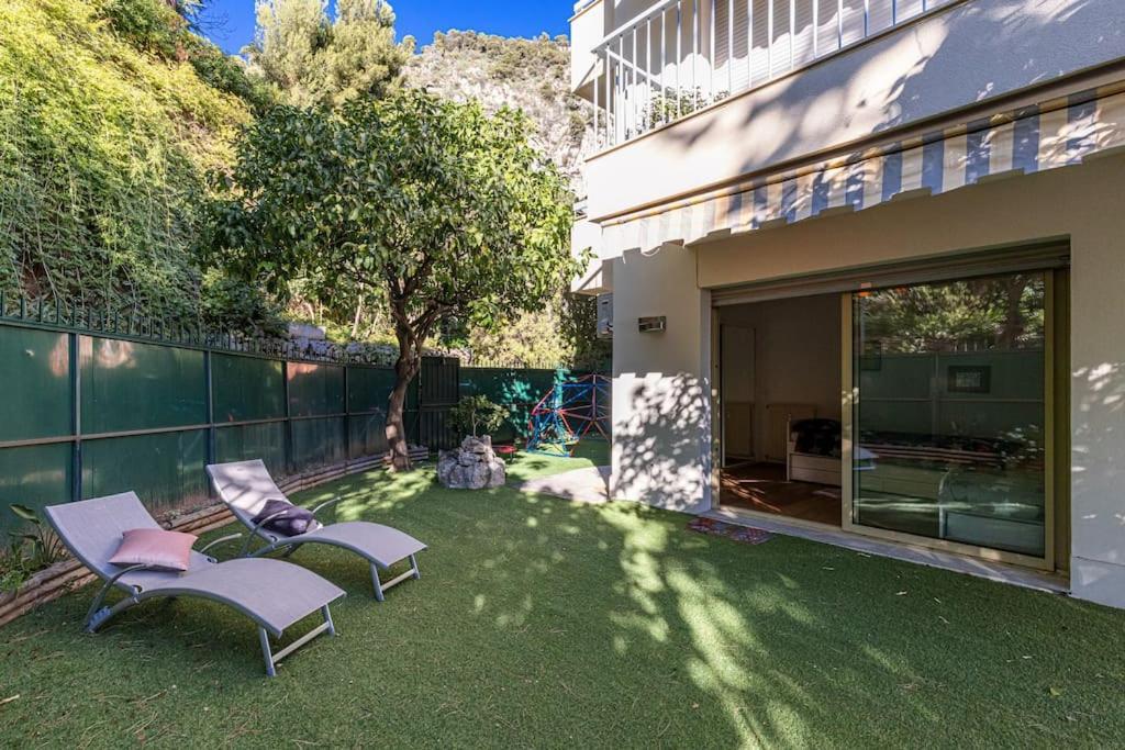 Villefranche Sur Mer:Appartement-Villa, Vue Mer, Jardin, Parking. Bagian luar foto