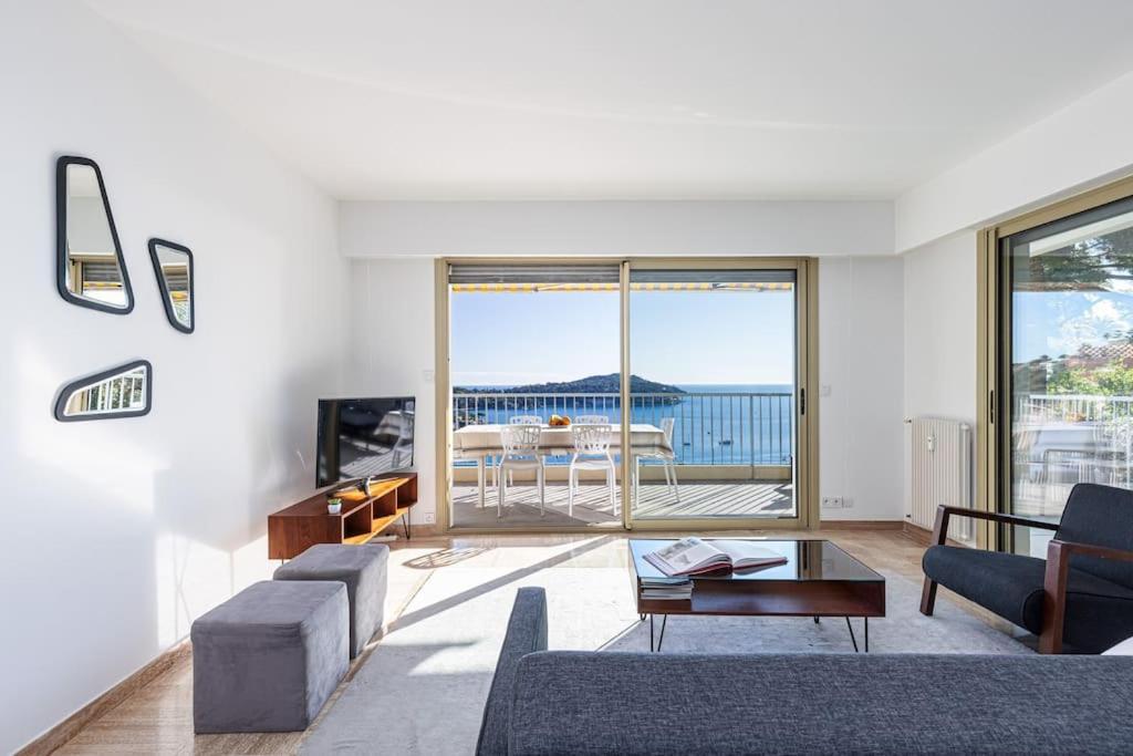 Villefranche Sur Mer:Appartement-Villa, Vue Mer, Jardin, Parking. Bagian luar foto
