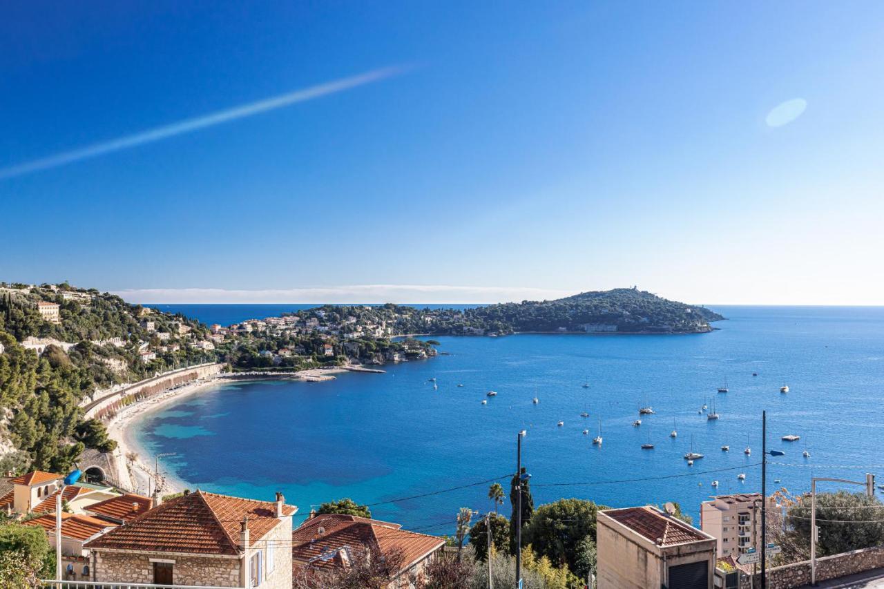 Villefranche Sur Mer:Appartement-Villa, Vue Mer, Jardin, Parking. Bagian luar foto