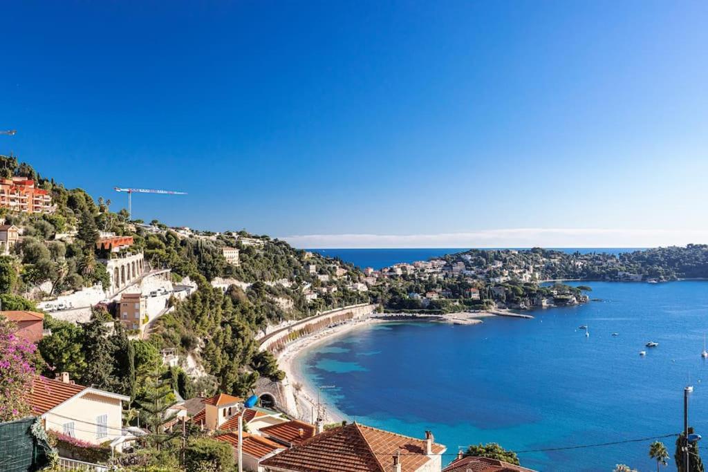 Villefranche Sur Mer:Appartement-Villa, Vue Mer, Jardin, Parking. Bagian luar foto